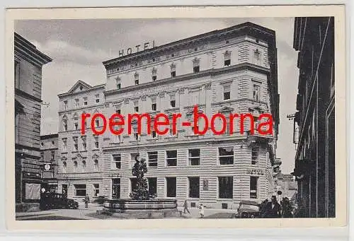 75368 Ak Olomouc Hotel Národni dum Ölmütz 1939