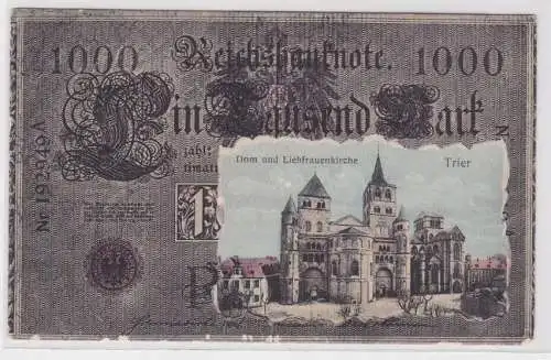 86077 Banknoten Ak Trier Dom und Liebfrauenkirche 1908
