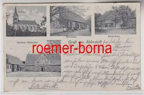76905 Mehrbild Ak Gruß aus Ahlerstedt Gasthaus Bammann usw. 1915