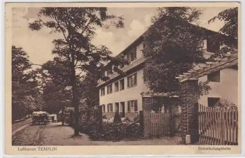 96842 Ak Luftkurort Templin Posterholungsheim 1930