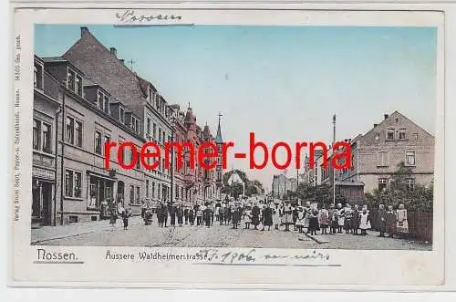 74466 Ak Nossen Äussere Waldheimerstrasse 1906