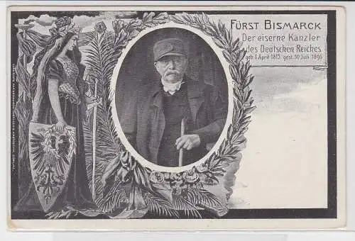 98311 Ak Fürst Bismarck der eiserne Kanzler des deutschen Reiches 1815-1898