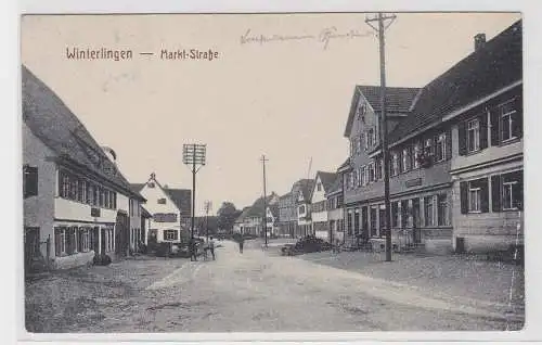 47897 Ak Winterlingen - Partie in der Markt-Straße um 1910