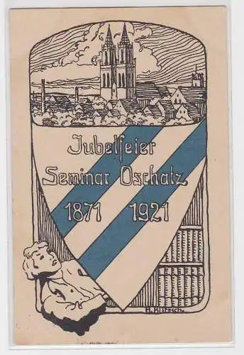 11453 Studentika Ak Jubelfeier Seminar Oschatz 1871-1921