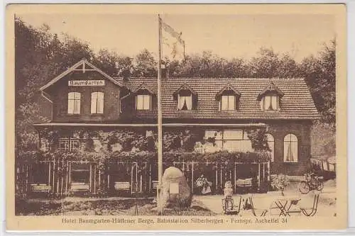 75255 AK Hotel Baumgarten - Hüttener Berge, Bahnstation Silberbergen Ascheffel