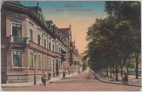 90842 AK Ottenburg in Bayern - Partie aus der Wilhelmstraße, Straßenansicht 1925