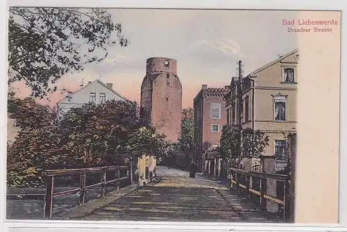 908126 Ak Bad Liebenwerda Dresdner Strasse 1914