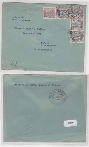 906854 Brief Bata Spanisch Guinea nach Erfurt über Fernando Poo 1928