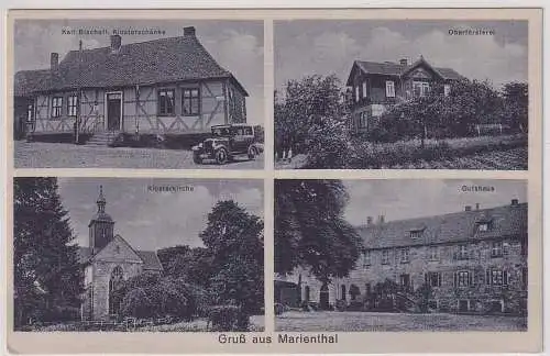 907916 Mehrbild Ak Gruß aus Marienthal Gutshof, Klosterschänke  usw. 1933