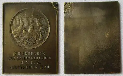 Plakette Ehrenpreis des Kreisverbandes des G.Z.V. von Leipzig u. Umg. (101264)