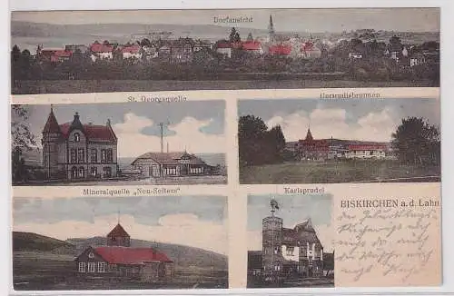 908122 Mehrbild Ak Biskirchen an der Lahn Mineralquelle "Neu Selters" usw. 1918