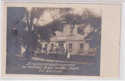 908276 Foto Ak Bad Lauchstädt Kriegsbeschädigtenfürsorgestätte um 1915