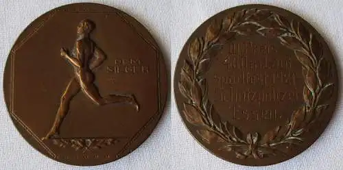 Medaille III. Preis 400m Lauf Sportfest 1921 Schutzpolizei Essen (115432)