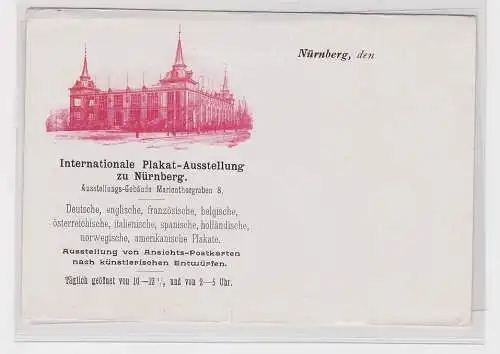 904205 Ak Nürnberg Internationale Plakat-Ausstellung um 1900