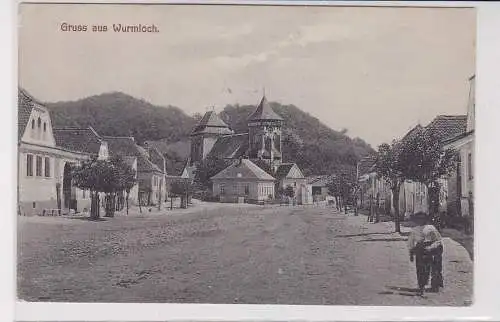 906775 Ak Gruss aus Wurmloch Valea Viilor Rumänien 1913