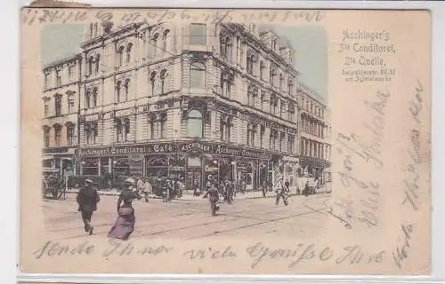 95015 Ak Aschinger's 3te Conditorei, 2te Quelle am Spittelmarkt Berlin 1912