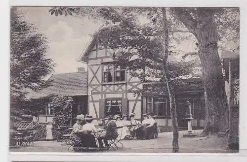 97919 Ak Forsthaus Plessenburg (am Wege Steinerne Renne-Ilsenburg) 1924