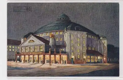 907895 Ak Stosch-Sarrasami-Dresden - größtes, schönstes Circusgebäude der Welt