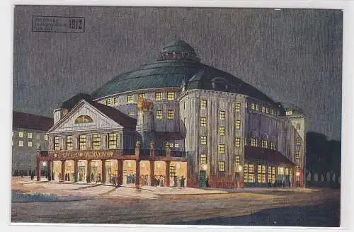 908473 Ak Stosch-Sarrasami-Dresden - größtes, schönstes Circusgebäude der Welt