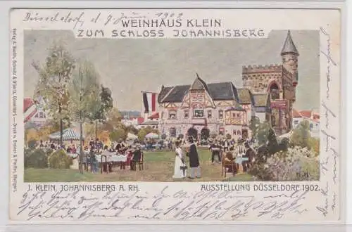 904855 Ak Ausstellung Düsseldorf 1902 - Weinhaus Klein zum Schloss Johannisberg