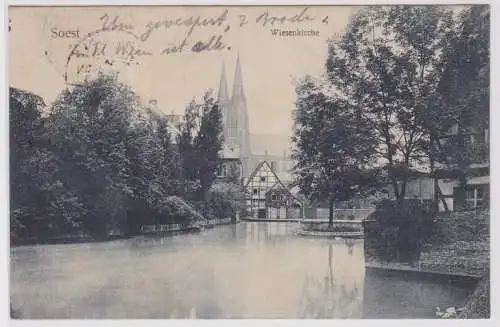 902831 Ak Soest Wiesenkirche 1910