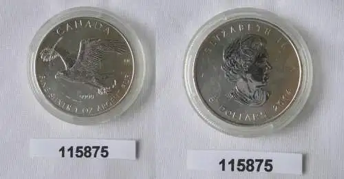 5 Dollar Silber Münze Canada Kanada Adler 1 Unze Feinsilber 2014 (115875)