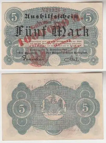 1 Million Mark Überdruck Banknote Stadt Harburg 1923 (115649)