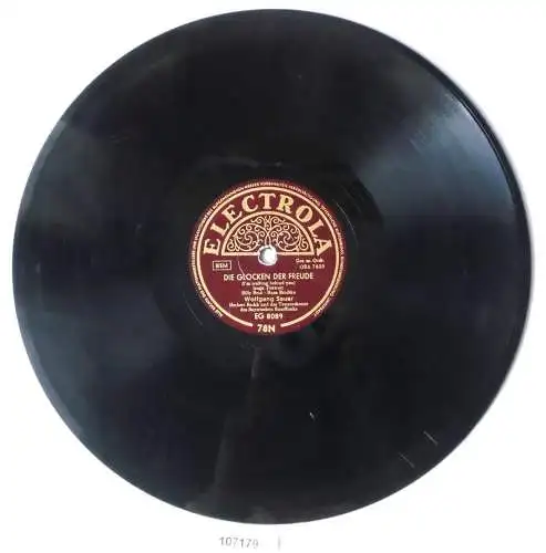 107179 Schellackplatte "Die Glocken der Freude" + "Alles was ich bin" um 1930