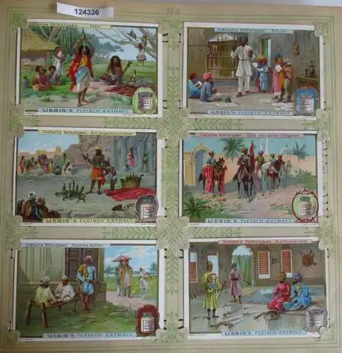 C124336 Liebigbilder Serie Nr. 502 Indische Volkstypen 1901