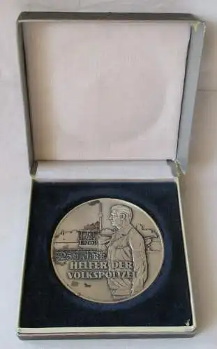 DDR Medaille 25 Jahre Helfer der deutschen Volkspolizei im Etui (127887)