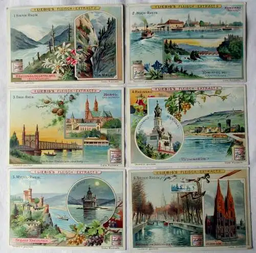 Liebigbilder Serie Nr. 542 Der Rhein Jahrgang 1902 (6/133166)
