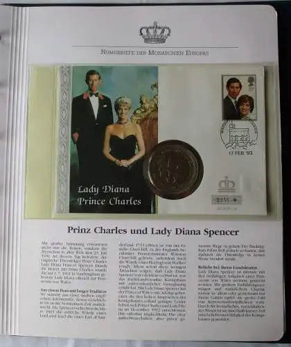 schöner Numisbrief Großbritannien mit 1 Crown Münze 1981 (113415)