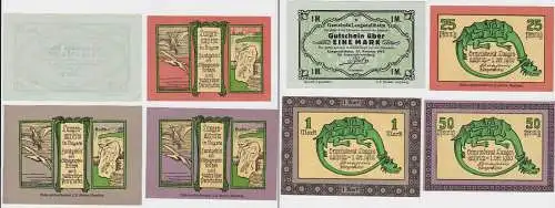 4 Banknoten Notgeld Gemeinde Langenaltheim 1917/1920 (131665)