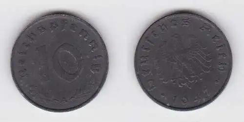 10 Reichspfennig Zink Münze 3.Reich 1947 A Jäger 375 (130088)