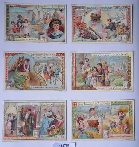 112751 Liebigbilder Serie Nr. 378 Sommerfreud´ und Winterlust 1897