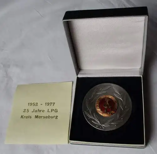 DDR Medaille 25 Jahre LPG Kreis Merseburg 1952 - 1977 (130004)