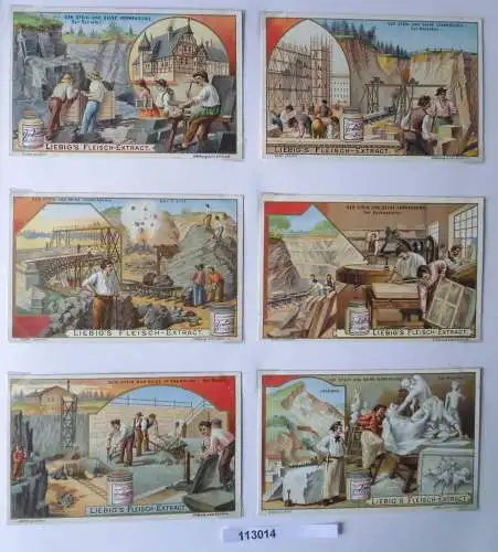 113014 Liebigbilder Serie Nr. 575 Der Stein und seine Verwendung 1903