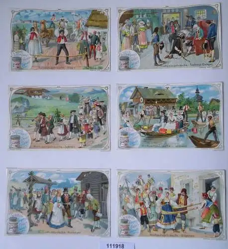 111918 Liebigbilder Serie Nr. 501 Hochzeitsgebräuche II 1901
