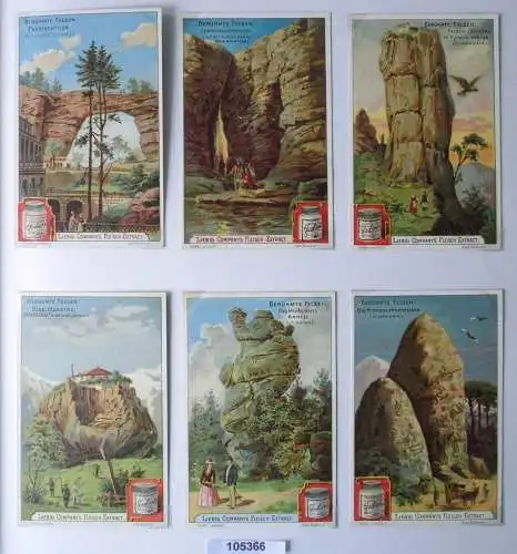 105366 Liebigbilder Serie Nr. 521 Berühmte Felsen 1902