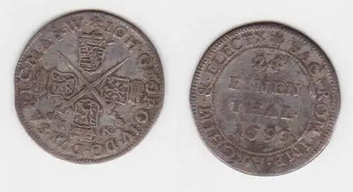 1/24 Taler Silber Münze Sachsen 1693 IK (133317)