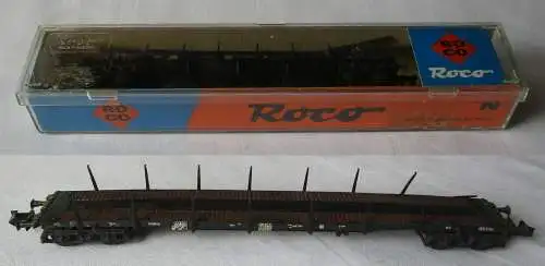 Roco Spur N 25110 Flachwagen Cointainertragwagen mit Ladung in OVP (105195)