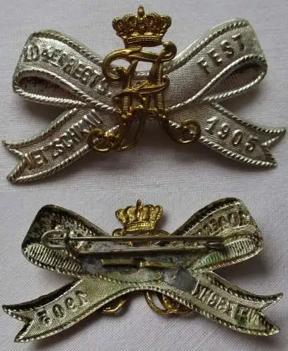 Seltenes Abzeichen 104er Regimentsfest Netzschkau 1905 (147348)