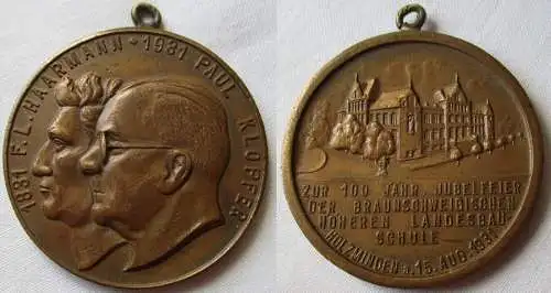Medaille Braunschweigische höhere Landesbauschule Holzminden 1931 (135215)