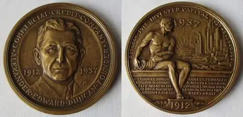 Medaille Alexander Edward Duncan kommerzielle Kreditgesellschaft 1937 (100898)