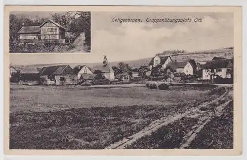 99527 Feldpost Ak Lettgenbrunn Truppenübungsplatz Orb 1916