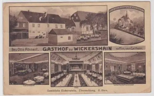16962 Mehrbild Ak Gasthof zu Wickershain 1936