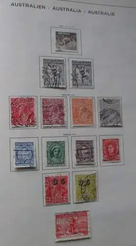 umfangreiche Briefmarkensammlung Australien Ozeanien ab etwa 1900 (114072)