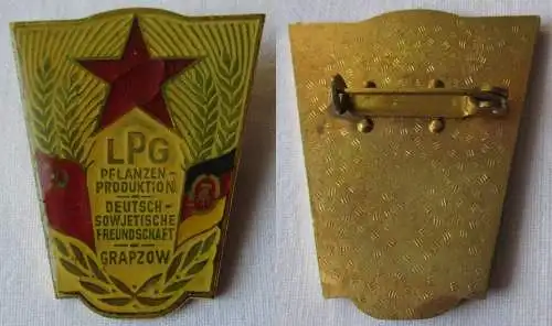 DDR Abzeichen LPG Pflanzenproduktion DSF Freundschaft Grapzow (110844)