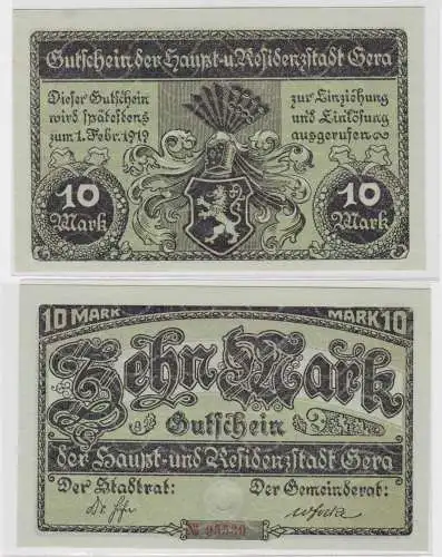 20 Mark Banknote Stadt Gera um 1919 (135690)