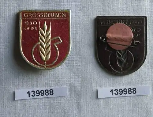 DDR Abzeichen 950 Jahre Grossdeuben 1017 - 1967 (139988)